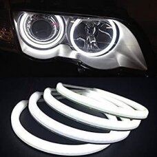 COTTON LED BMW E60 OEM Angel Eyes balti šviesos žiedai