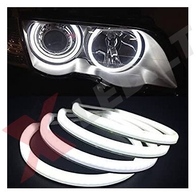 COTTON LED BMW 5 E60 iki LCI / 1 E81 E82 E87 E88 Angel Eyes balti šviesos žiedai COTTON LED BMW 5 E60 iki LCI / 1 E81 E82 E87 E88 Angel Eyes balti šviesos žiedai