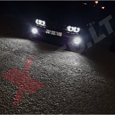 COTTON LED Angel Eyes balti šviesos žiedai BMW E46 coupe su lešiu FACELIFT 2003+ 7 COTTON LED Angel Eyes balti šviesos žiedai BMW E46 coupe su lešiu FACELIFT 2003+ 7