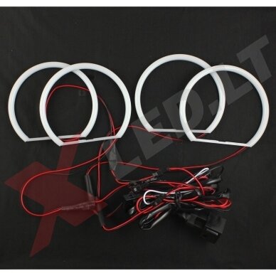 COTTON LED BMW 5 E60 iki LCI / 1 E81 E82 E87 E88 Angel Eyes balti šviesos žiedai 5 COTTON LED BMW 5 E60 iki LCI / 1 E81 E82 E87 E88 Angel Eyes balti šviesos žiedai 5