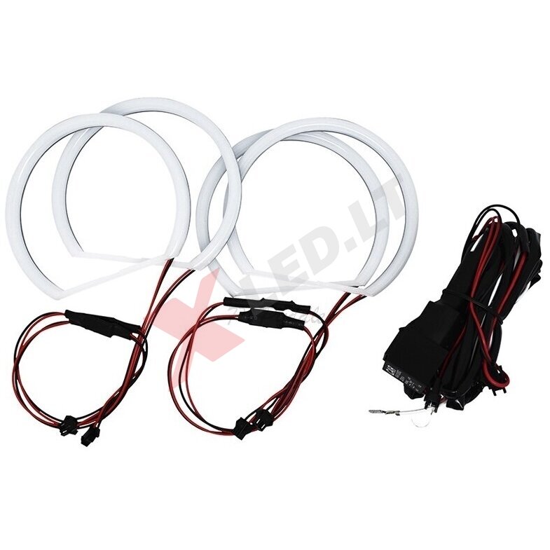 COTTON LED BMW 5 E60 iki LCI / 1 E81 E82 E87 E88 Angel Eyes balti šviesos žiedai 4 COTTON LED BMW 5 E60 iki LCI / 1 E81 E82 E87 E88 Angel Eyes balti šviesos žiedai 4