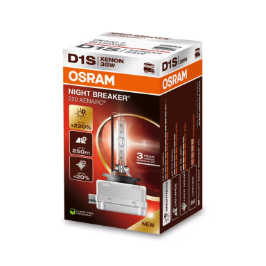 D1S OSRAM XENARC NIGHT BREAKER LASER +220 (NEXT GEN) 35w 66140XNN xenon lemputė D1S OSRAM XENARC NIGHT BREAKER LASER +220 (NEXT GEN) 35w 66140XNN xenon lemputė