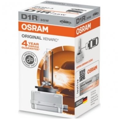 D1R OSRAM XENARC ORIGINAL 4 metai garantija 66154 PK32d-3 35w 85V 4008321184511 xenon lemputė