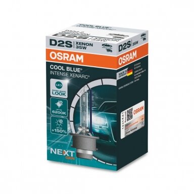 D2S OSRAM XENARC COOL BLUE INTENSE 6200K LED look +150% (NEXT GEN) D2S OSRAM XENARC COOL BLUE INTENSE 6200K LED look +150% (NEXT GEN)