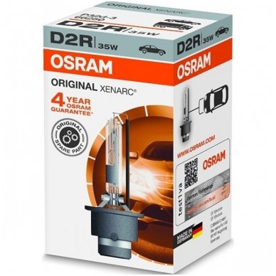 D2R OSRAM XENARC ORIGINAL 35w 85V 66250 P32d-3 4008321184634 xenon lemputė