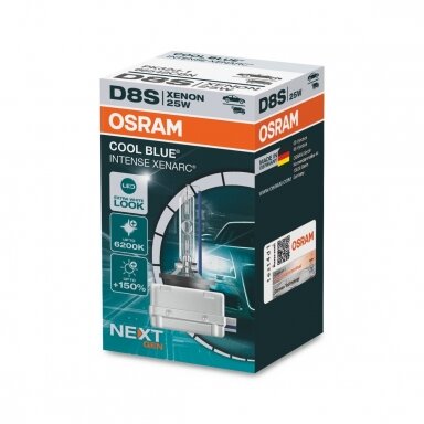 D8S OSRAM XENARC COOL BLUE INTENSE 6200K LED look +150% (NEXT GEN) D8S OSRAM XENARC COOL BLUE INTENSE 6200K LED look +150% (NEXT GEN)