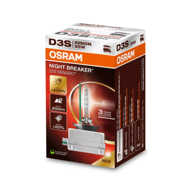 D3S OSRAM XENARC NIGHT BREAKER +220% (NEW) 35w 66340XN2 xenon lemputė D3S OSRAM XENARC NIGHT BREAKER +220% (NEW) 35w 66340XN2 xenon lemputė