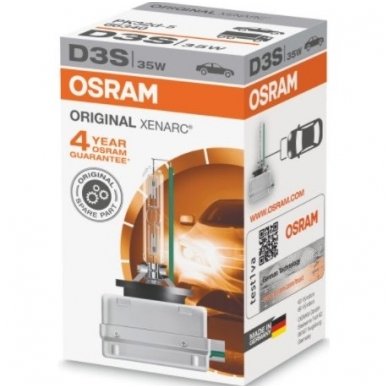D3S OSRAM XENARC ORIGINAL 4 metai garantija 66340 PK32d-5 35w 42V 4008321379627 xenon lemputė