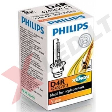 D4R NEW Philips Vision originali 42406VIC1 P32d-6, 8727900364880 xenon lemputė D4R NEW Philips Vision originali 42406VIC1 P32d-6, 8727900364880 xenon lemputė