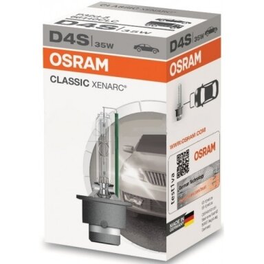 D4S OSRAM CLASSIC XENARC 66440CLC 35w 42v P32d-5 xenon lemputė D4S OSRAM CLASSIC XENARC 66440CLC 35w 42v P32d-5 xenon lemputė