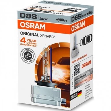 D8S OSRAM XENARC ORIGINAL 4 metai garantija 25w 40v 66548 PK32d-1 4008321787019 xenon lemputė D8S OSRAM XENARC ORIGINAL 4 metai garantija 25w 40v 66548 PK32d-1 4008321787019 xenon lemputė
