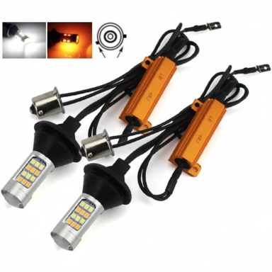 DRL LED CAN-BUS posūkio lemputė dienos žibintas 12v PY21W / BAU15S DRL LED CAN-BUS posūkio lemputė dienos žibintas 12v PY21W / BAU15S