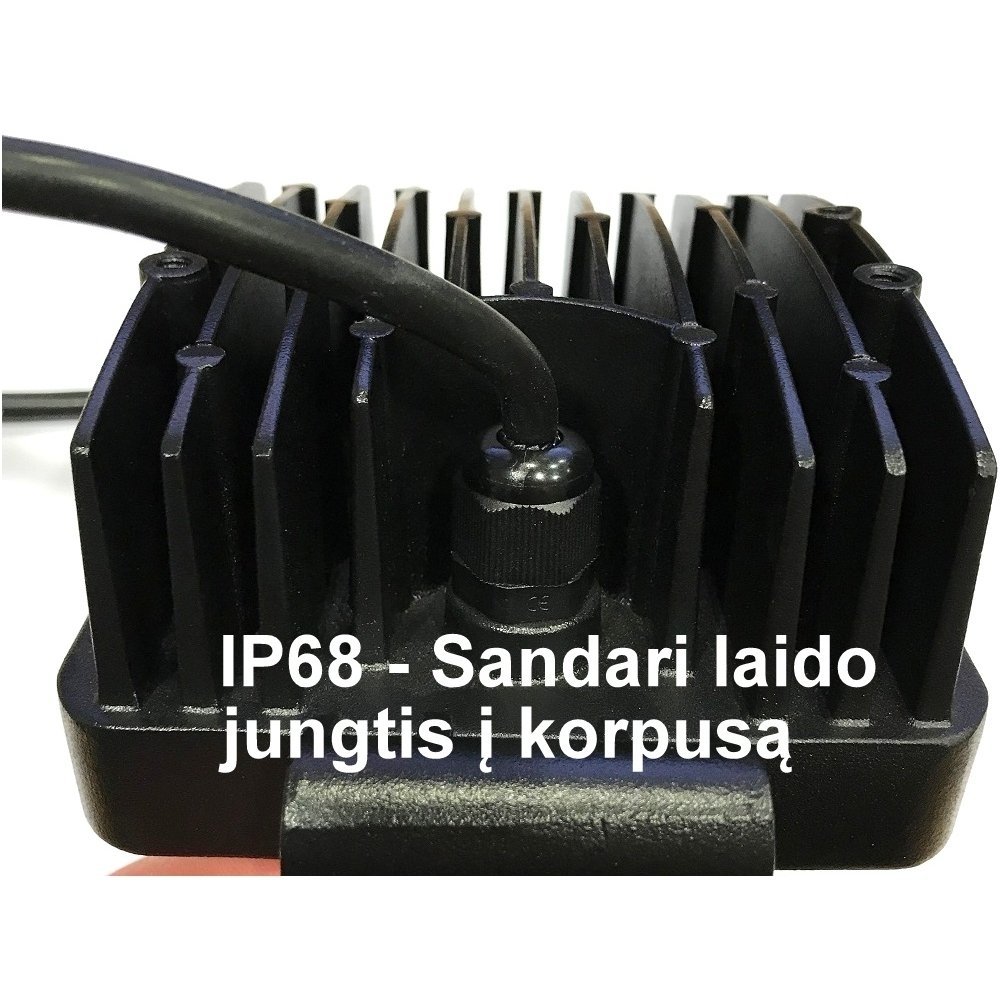 EMC LED plataus švietimo darbo žibintas 48W, 10-30V, 16 LED, 4200LM ...