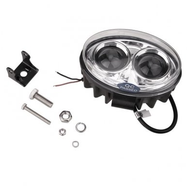 EMC LED mėlynas autokrautuvo saugos - žemės ūkio purkštuvo žibintas 10-30V E13, 10R-04 9 EMC LED mėlynas autokrautuvo saugos - žemės ūkio purkštuvo žibintas 10-30V E13, 10R-04 9