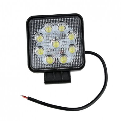 EMC LED siauro švietimo darbo žibintas 27W, 10-30V, 9 LED 6