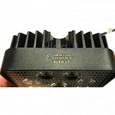 EMC LED siauro švietimo darbo žibintas 27W, 10-30V, 9 LED 5