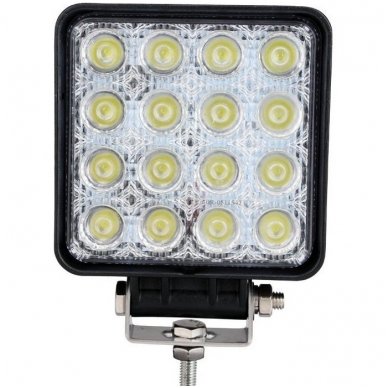 EMC LED plataus švietimo darbo žibintas 48W, 10-30V, 16 LED 3