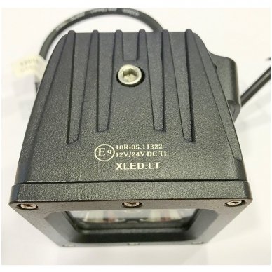 EMC MINI LED darbo žibintas 20W, 10-30V, 4 LED 2 EMC MINI LED darbo žibintas 20W, 10-30V, 4 LED 2
