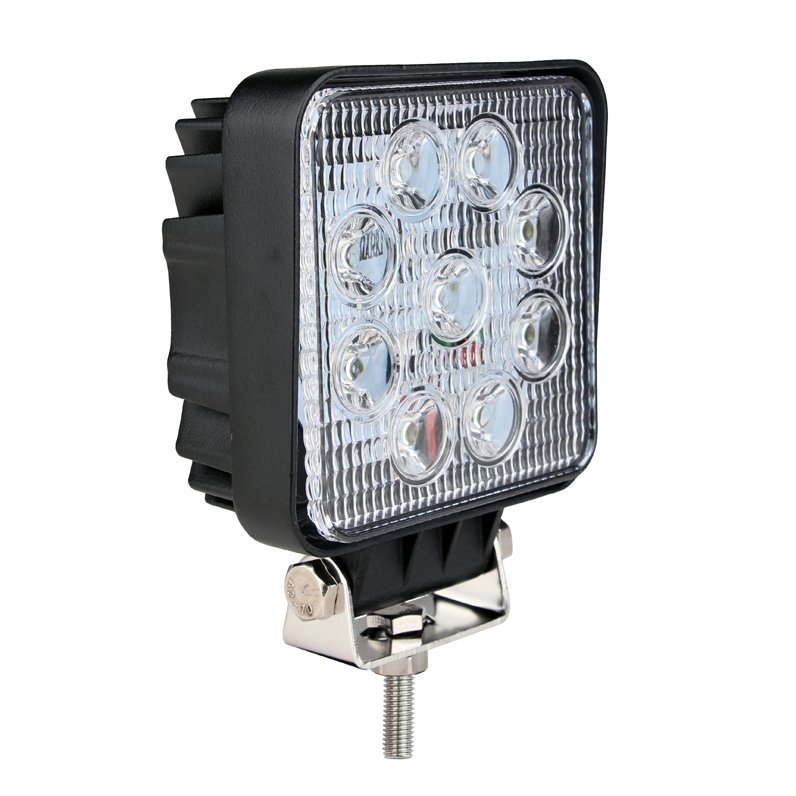 EMC LED siauro švietimo darbo žibintas 27W, 10-30V, 9 LED 2