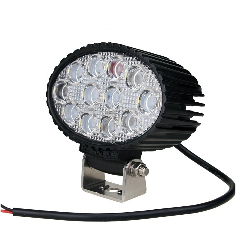 EMC LED plataus švietimo darbo žibintas 36W, 10-30V, 12 LED 8