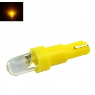 Geltona Led lemputė T5 - 1 LED Geltona Led lemputė T5 - 1 LED