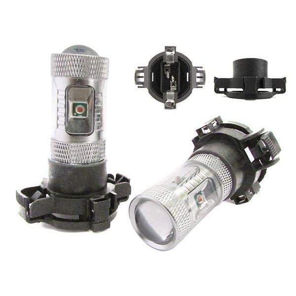Geltona PY24W 4+2 CREE led SMD 9w, 12-24v su priekyje lešiu 2 Geltona PY24W 4+2 CREE led SMD 9w, 12-24v su priekyje lešiu 2