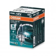 H4 OSRAM COOL BLUE INTENSE 5000K LED look, +100% šviesos (NEXT GEN) 64193CBN