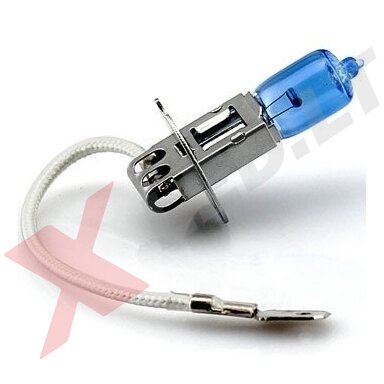 H3 1vnt. 5000K 12v 100w SUPER XENON WHITE halogeninė lemputė