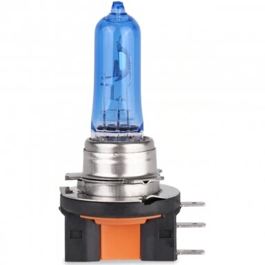 H15 1vnt. 5000K SUPER XENON WHITE 12v 15w/55w halogeninė lemputė H15 1vnt. 5000K SUPER XENON WHITE 12v 15w/55w halogeninė lemputė