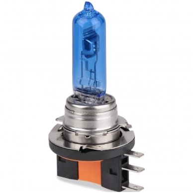 H15 1vnt. 5000K SUPER XENON WHITE 12v 15w/55w halogeninė lemputė 1 H15 1vnt. 5000K SUPER XENON WHITE 12v 15w/55w halogeninė lemputė 1