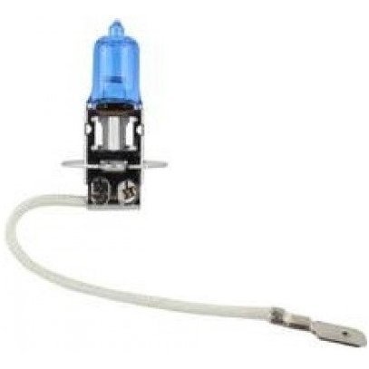 H3 1vnt. 5000K SUPER XENON WHITE 12v 55w trumpųjų, ilgųjų, rūko šviesų halogeninė lemputė 1