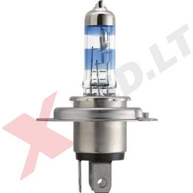 H4 Philips RacingVision +150% 55W lempučių komplektas 12342RVS2