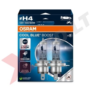 H4 OSRAM COOL BLUE BOOST, 100/90W 5500K, 62193CBB-HCB, 4052899439788 H4 OSRAM COOL BLUE BOOST, 100/90W 5500K, 62193CBB-HCB, 4052899439788