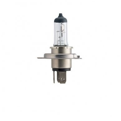 H4 Philips Vision +30% halogeninės 12v 55w, 12342PRC1 1