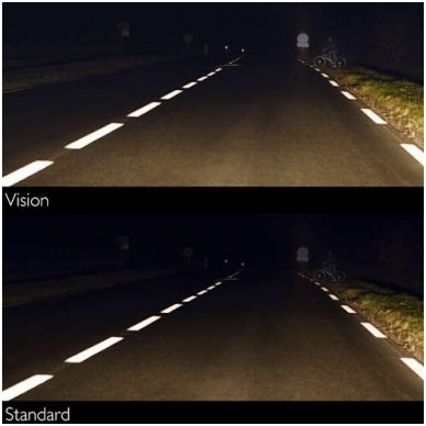 H4 Philips Vision +30% halogeninės 12v 55w, 12342PRC1 4 H4 Philips Vision +30% halogeninės 12v 55w, 12342PRC1 4