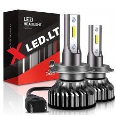 XLED H7 MINI CAN-BUS ZES +300% LED sistema 12V-24V 6500LM