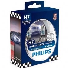 H7 Philips RacingVision +150% 55W lempučių komplektas 12972RVS2