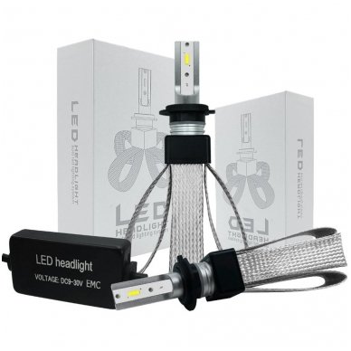 XLED H7 MINI GEN2 CAN-BUS ZES +250% LED lemputės 12V-24V 6000LM