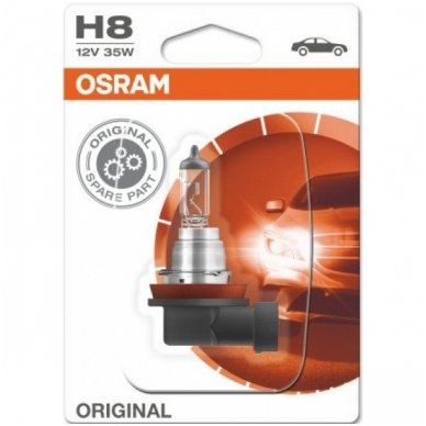 H8 1vnt. OSRAM ORIGINAL LINE 12V 35W, 64212, 4050300498751 halogeninė lemputė H8 1vnt. OSRAM ORIGINAL LINE 12V 35W, 64212, 4050300498751 halogeninė lemputė