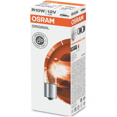 Halogeninė lemputė BA15s / R10W 1vnt. Osram 12V 10W 5008, 4050300525464 4