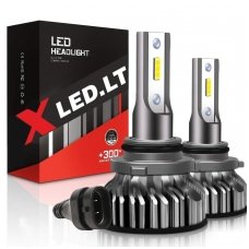 XLED HIR2 / 9012 SUPER MINI CAN-BUS ZES +300% LED sistema 12V-24V 6500LM