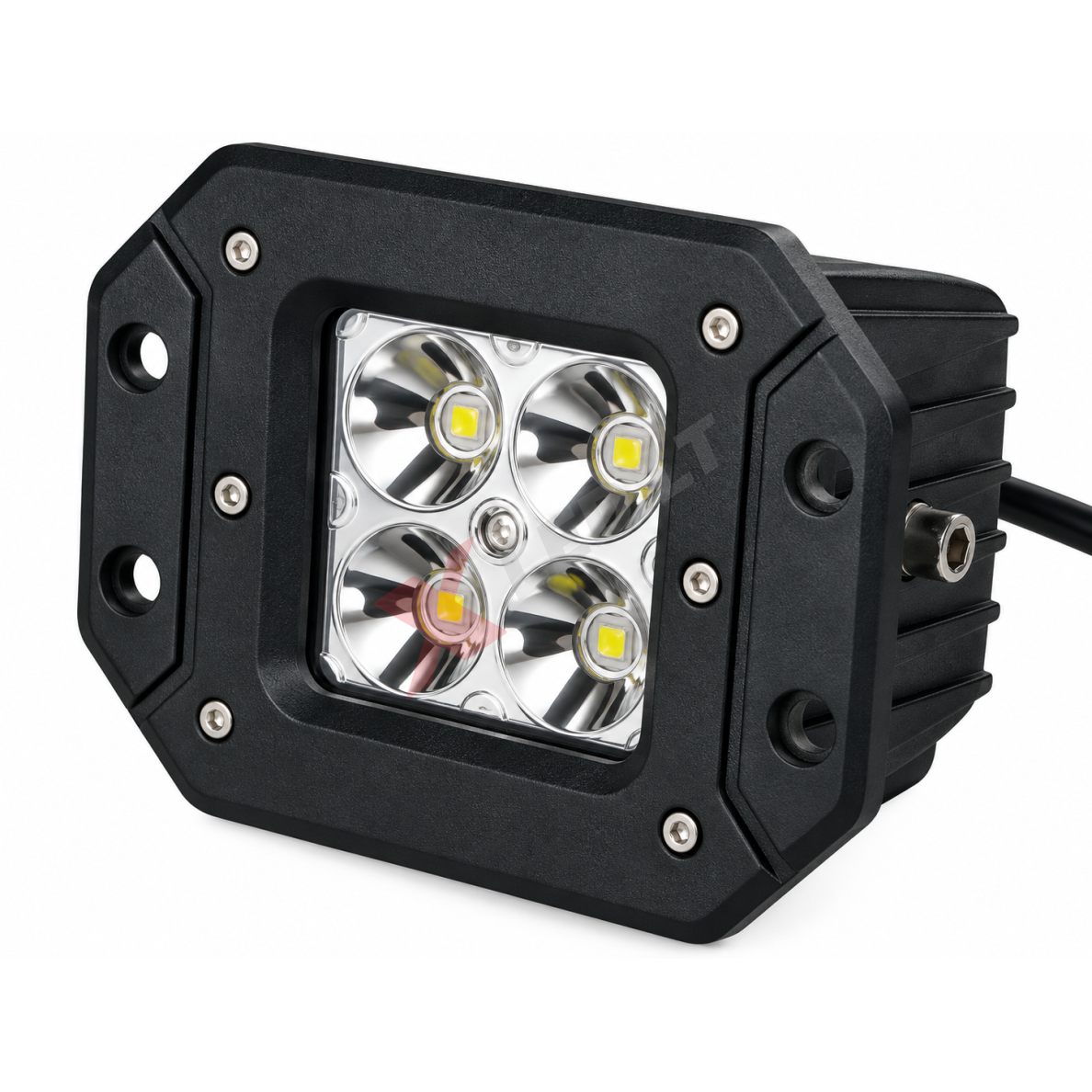 Įleidžiamas MINI LED žibintas plataus švietimo 20W, 10-30V, 4 LED, EMC 2