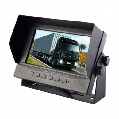 IP69K Parkavimo monitorius AHD1080P LCD 7.0 colių 2 kanalai 4PIN 12V-24V 5 IP69K Parkavimo monitorius AHD1080P LCD 7.0 colių 2 kanalai 4PIN 12V-24V 5