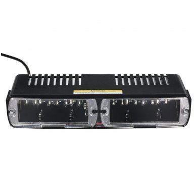 Įspėjamasis galingas LED švyturėlis geltonas tvirtinamas prie stiklo 6 Įspėjamasis galingas LED švyturėlis geltonas tvirtinamas prie stiklo 6