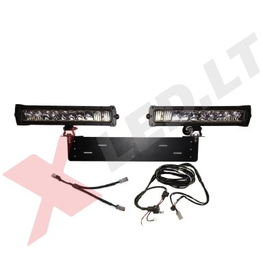 200W Komplektas 2x LED BAR sertifikuoti žibinti 100W 10000LM 12-24V (E9 HR PL) COMBO 31cm su laikikliu ir laidu 200W Komplektas 2x LED BAR sertifikuoti žibinti 100W 10000LM 12-24V (E9 HR PL) COMBO 31cm su laikikliu ir laidu