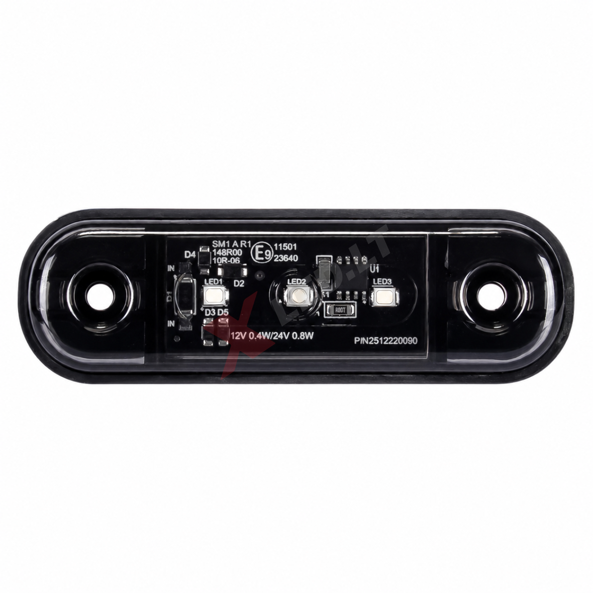 LED DARK Priekio gabaritinis žibintas SLIM sertifikuotas 1vnt. 2