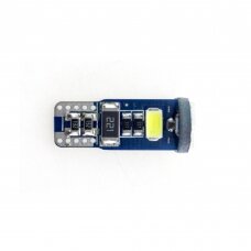 Balta LED CAN BUS lemputė T10 / W5W - 5 LED