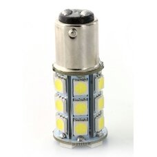 LED P21/5W- BAY15D 24 led 5050 smd, 12V automobilio dviejų kontaktų lemputė
