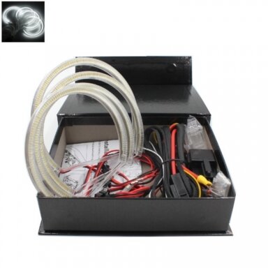 LED 72 SMD Angel Eyes balti šviesos žiedai BMW E46 be lešio / E46 4/5 durys facelift su lešiu