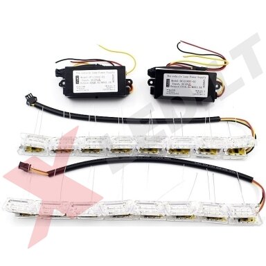 Led DRL S-Line lanksčių dienos žibintų komplektas Led DRL S-Line lanksčių dienos žibintų komplektas